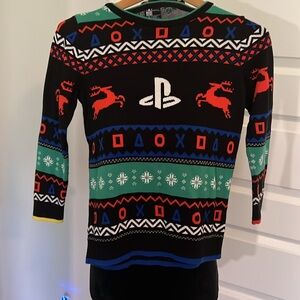 PlayStation  UGLY Holiday sweater kids 8-9
